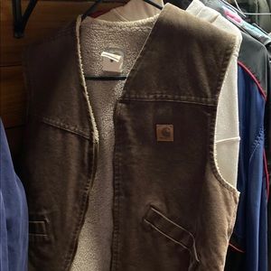 Carhartt sherpa work vest